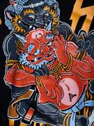 MANTO Yauhen Abu ONI t-shirt- black